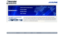 Tablet Screenshot of i-personalize.alpine.com